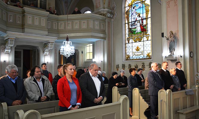 2018. november 3. Megemlékezés Verbászon a katolikus templomban